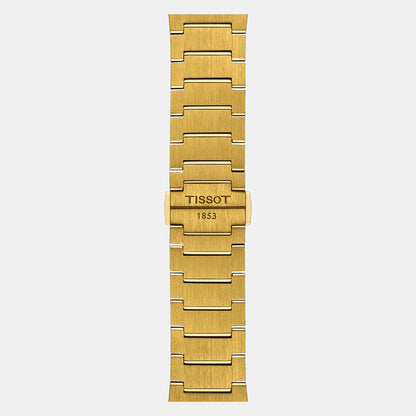 Tissot PRX Men Quartz Champagne Dial Analog Stainless Steel Watch-T1374103302100