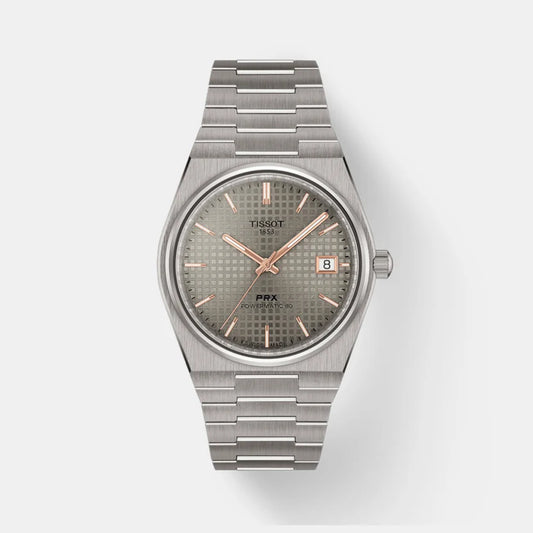 Tissot PRX Unisex Automatic Anthracite Dial Analog Titanium Watch T1378074406100