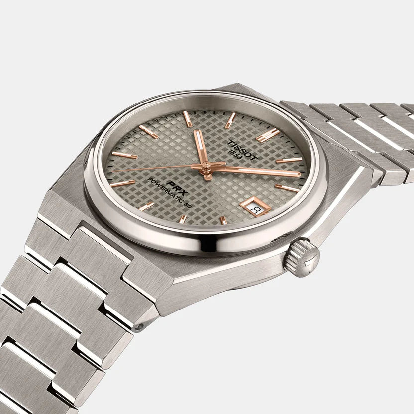 Tissot PRX Unisex Automatic Anthracite Dial Analog Titanium Watch T1378074406100
