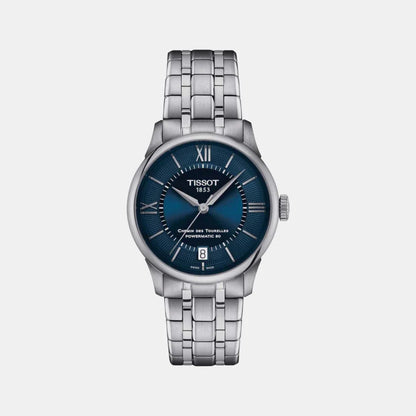 Tissot Chemin Des Tourelles Women Automatic Blue Dial Analog Stainless steel Watch T1392071104800