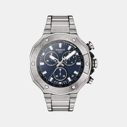Tissot T-Race Men Quartz Blue Dial Chronograph Stainless Steel Watch T1414171104100