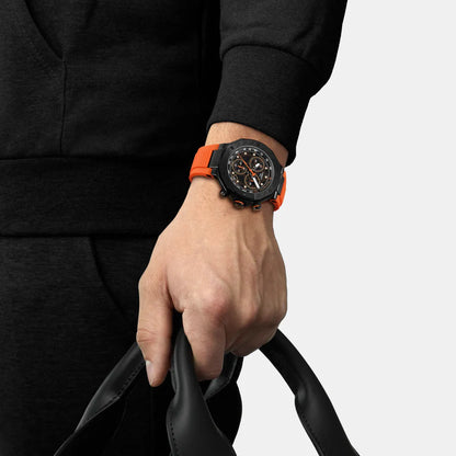 Tissot T-Race Men Quartz Black Dial Chronograph Silicone Watch T1414173705102