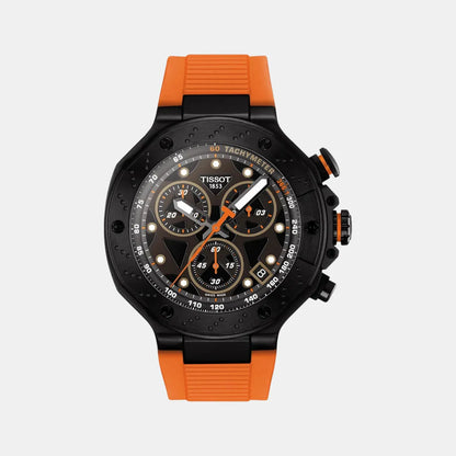 Tissot T-Race Men Quartz Black Dial Chronograph Silicone Watch T1414173705102