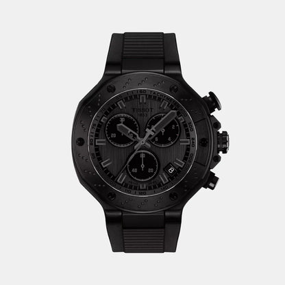 Tissot T-Race Men Quartz Dark Grey Dial Chronograph Silicone Watch T1414173706100