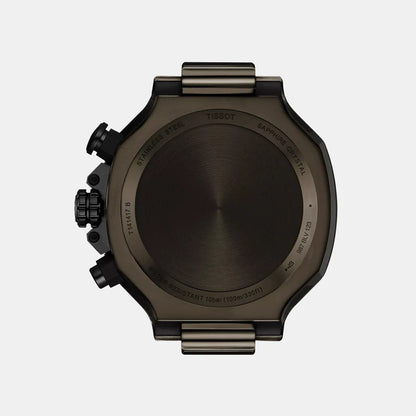 Tissot T-Race Men Quartz Dark Grey Dial Chronograph Silicone Watch T1414173706102