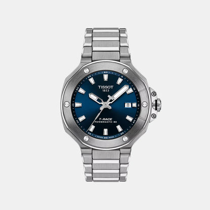 Tissot T-Race Men Automatic Blue Dial Analog Stainless Steel Watch T1418071104100