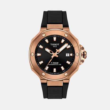 Tissot T-Race Men Automatic Black Dial Analog Silicone Watch T1418073705100