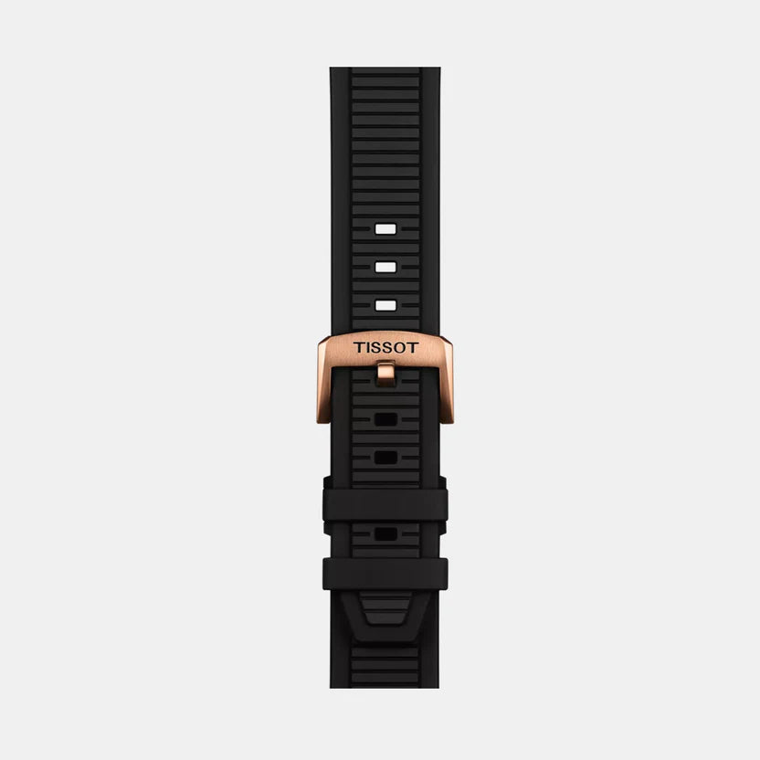 Tissot T-Race Men Automatic Black Dial Analog Silicone Watch T1418073705100