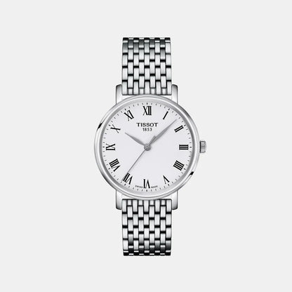 Tissot Everytime Women Quartz Silver Dial Analog Stainless Steel Watch T1432101103300