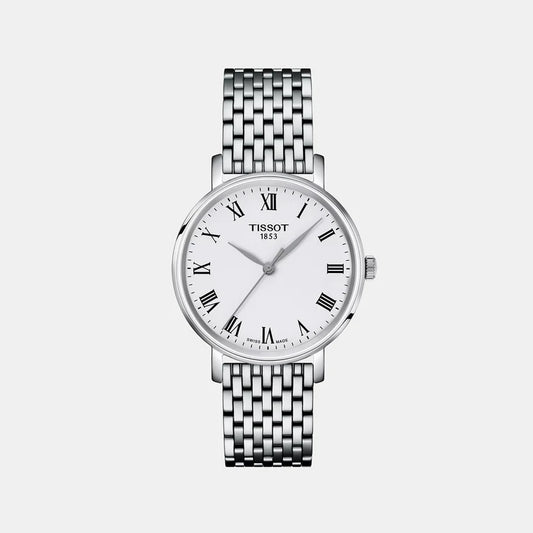 Tissot Everytime Women Quartz Silver Dial Analog Stainless Steel Watch T1432101103300
