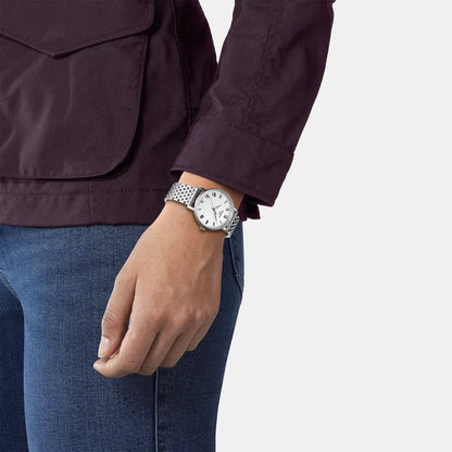 Tissot Everytime Women Quartz Silver Dial Analog Stainless Steel Watch T1432101103300