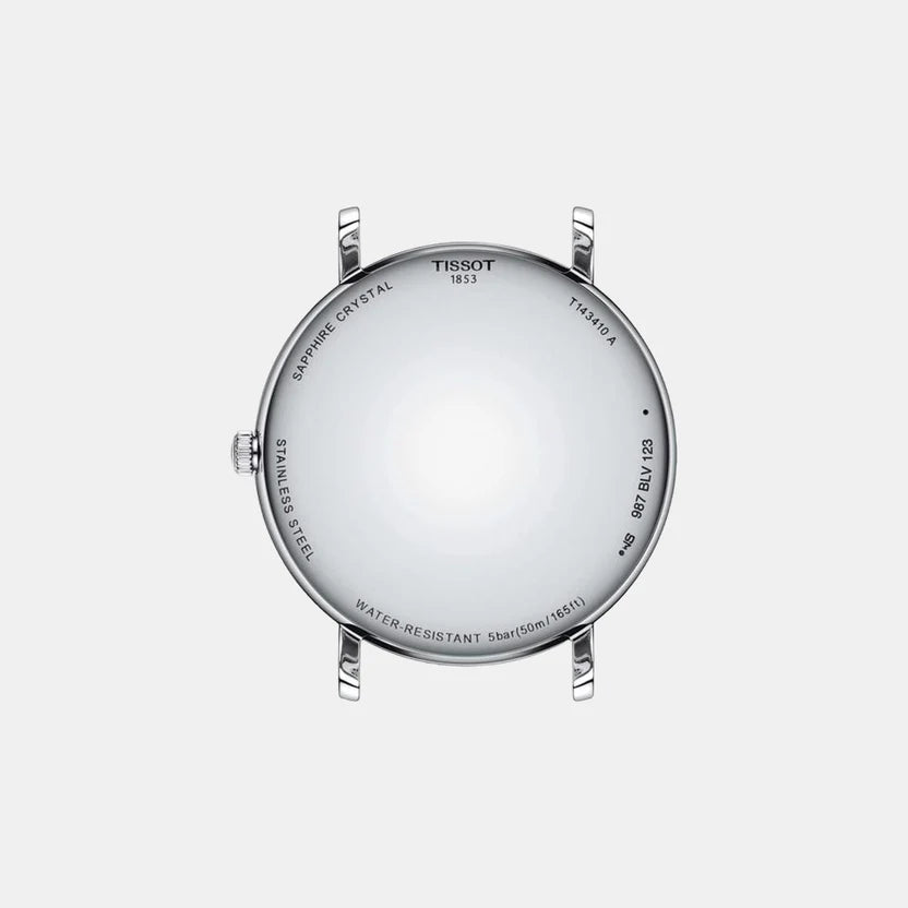 Tissot Everytime Men Quartz White Dial Analog Stainless Steel Watch T1434101101100