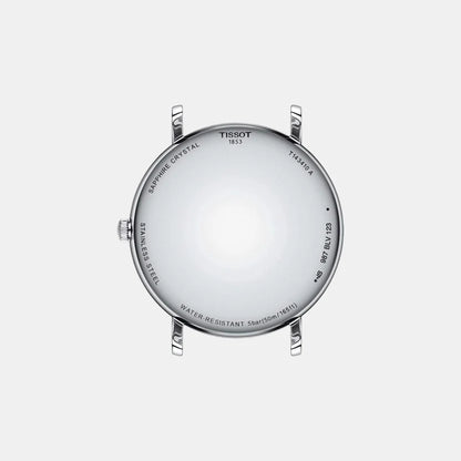 Tissot Everytime Men Quartz White Dial Analog Stainless Steel Watch T1434101101100