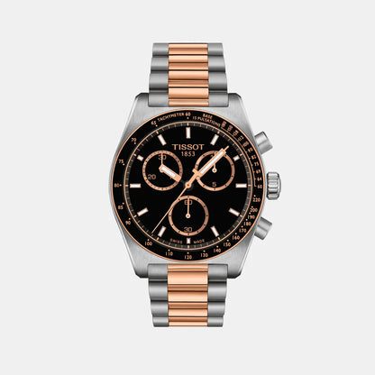 Tissot PR 516 Men Quartz Black Dial Chronograph Stainless Steel Watch T1494172205101