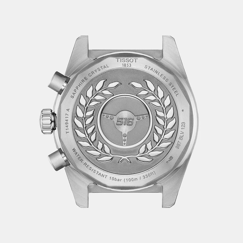 Tissot PR 516 Men Quartz Black Dial Chronograph Stainless Steel Watch T1494172205101