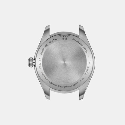 Tissot PR 100 Women Quartz White Mother Of Pearl Dial Analog Stainless Steel Watch T1502101111600