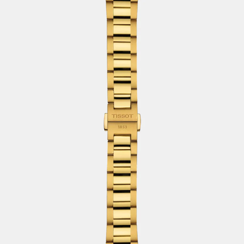 Tissot PR 100 Women Quartz Champagne Dial Analog Stainless Steel Watch - T1502103302100