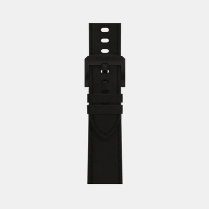 Tissot PRC 100 Solar Unisex Black Dial Analog Leather Watch T1514223605100