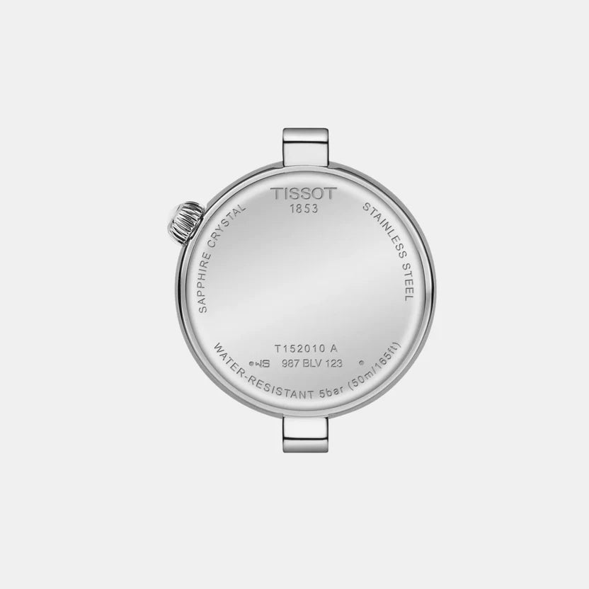 Tissot Desir Women Quartz White Mother Of Pearl Dial Analog Stainless Steel Watch T1520101111600