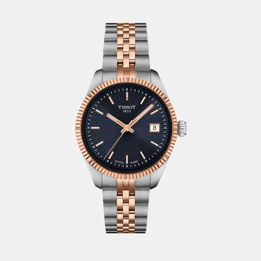 Tissot Ballade Women Quartz Blue Dial Analog Stainless Steel Watch T1562102204100