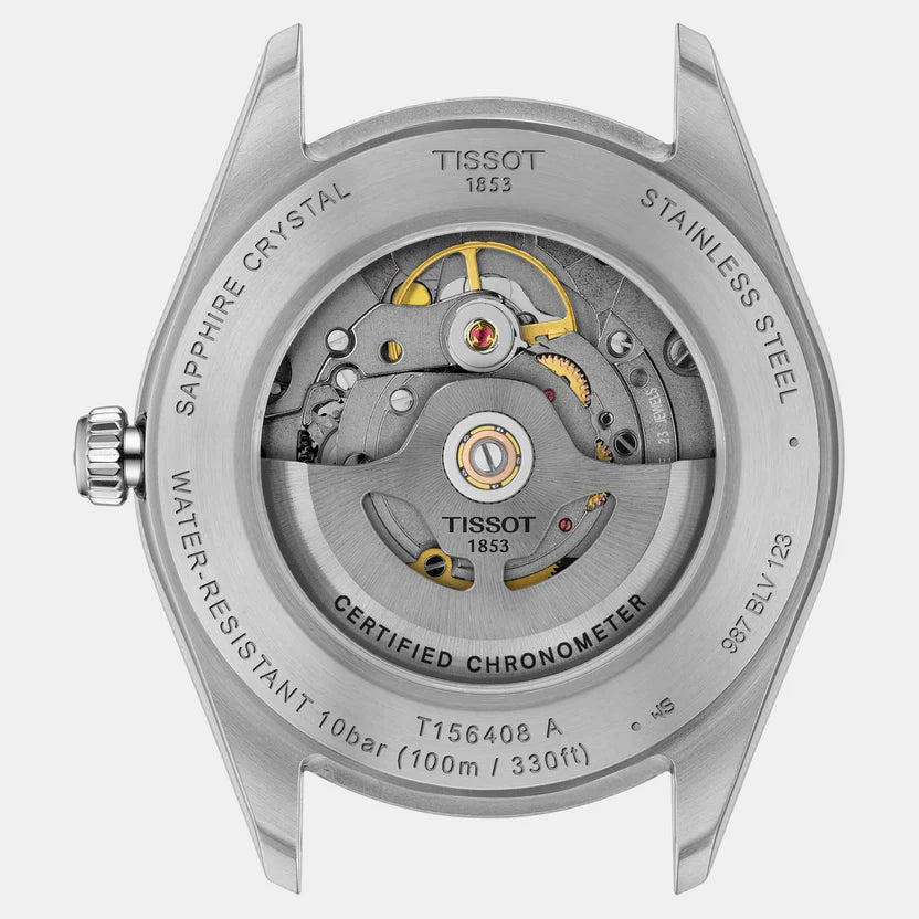 Tissot Ballade Men Automatic Silver Dial Analog Stainless Steel Watch T1564081103300