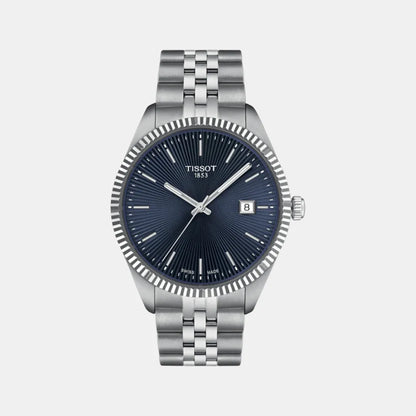 Tissot Ballade Men Quartz Blue Dial Analog Stainless Steel Watch T1564101104100