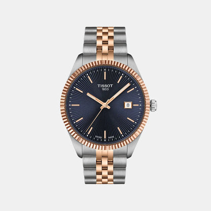 Tissot Ballade Men Quartz Blue Dial Analog Stainless Steel Watch T1564102204100