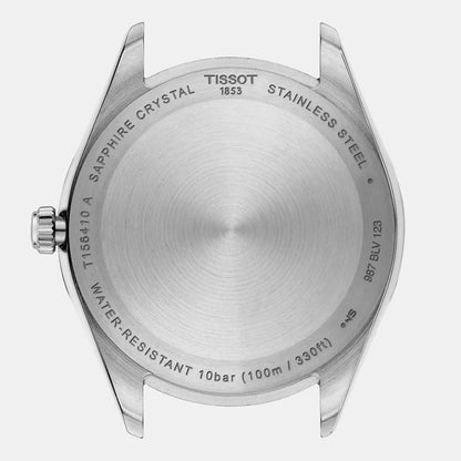 Tissot Ballade Men Quartz Brown Dial Analog Stainless Steel Watch T1564102229101