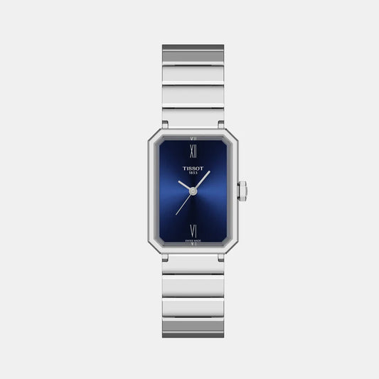 Tissot SRV Women Quartz Blue Dial Analog Stainless Steel Watch T1601101104300