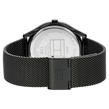 Tommy Hilfiger Black Dial Black Stainless Steel Strap Watch for Men ntth1710513