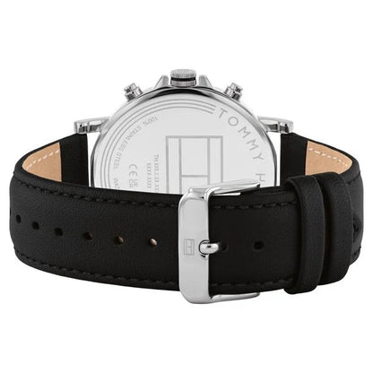 Tommy Hilfiger Quartz Multifunction Grey Leather Strap for Men ntth1710586