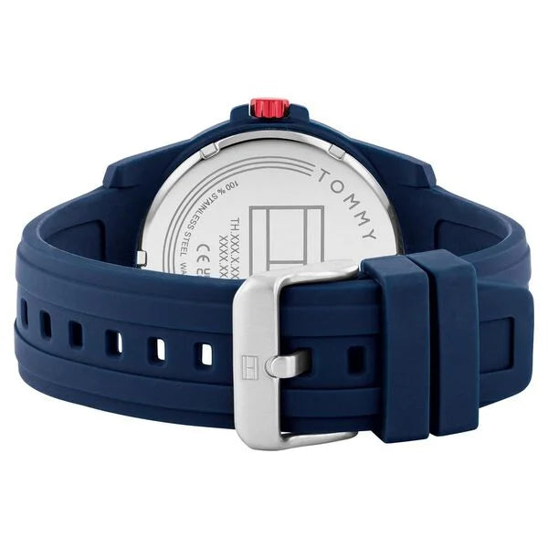 Tommy Hilfiger Quartz Analog Blue Silicone Strap for Men ntth1710595w