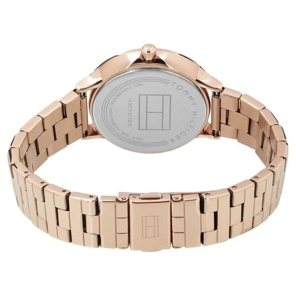 Tommy Hilfiger Quartz Analog Silver Dial Metal Strap Watch for Women-NTTH1781861
