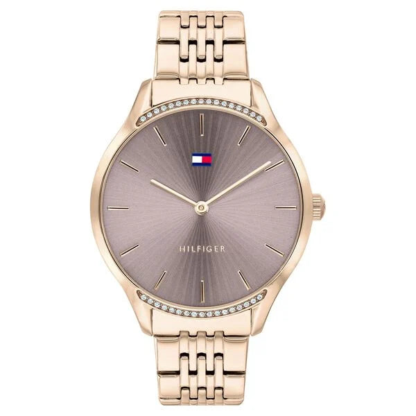 Tommy Hilfiger Quartz Analog Grey Dial Stainless Steel Strap Watch for Women ntth1782212