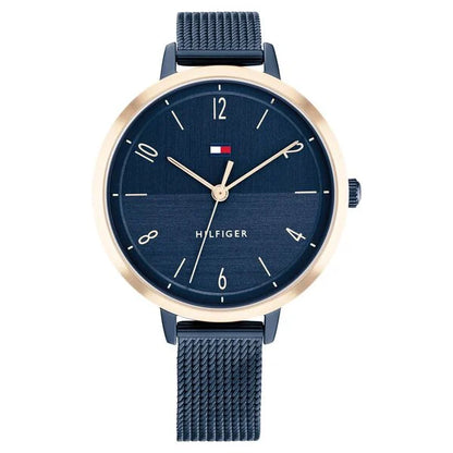 Tommy Hilfiger Quartz Analog Blue Dial Stainless Steel Strap Watch for Women ntth1782581