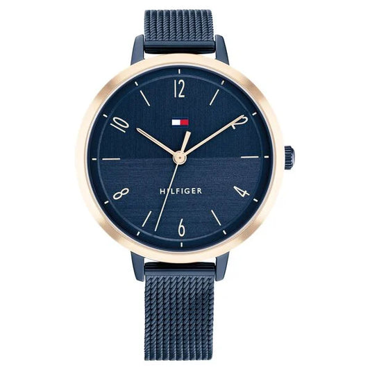 Tommy Hilfiger Quartz Analog Blue Dial Stainless Steel Strap Watch for Women ntth1782581