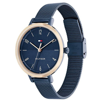 Tommy Hilfiger Quartz Analog Blue Dial Stainless Steel Strap Watch for Women ntth1782581