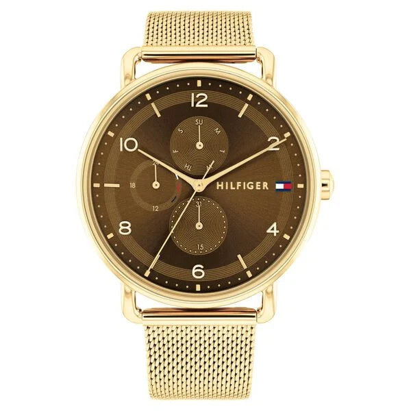Tommy Hilfiger Quartz Multifunction Brown Stainless Steel Strap for Women ntth1782663