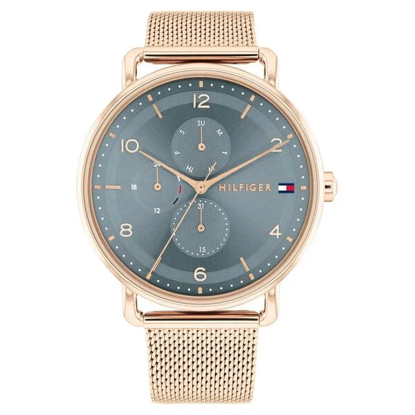 Tommy Hilfiger Quartz Multifunction Blue Stainless Steel Strap for Women ntth1782664