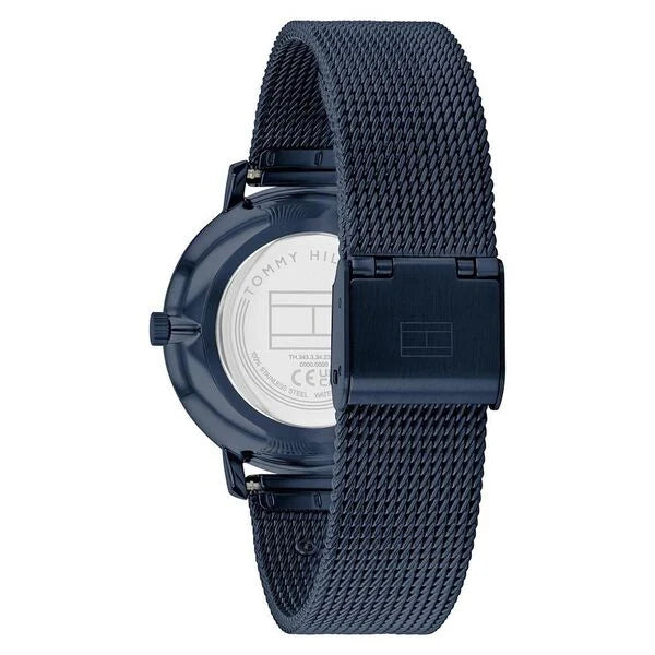 Tommy Hilfiger Quartz Analog Blue Dial Blue Stainless Steel Strap Watch For Women