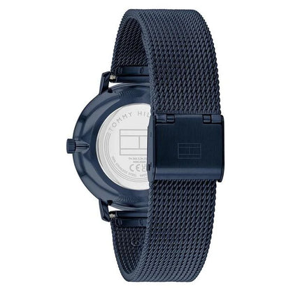 Tommy Hilfiger Quartz Analog Blue Dial Blue Stainless Steel Strap Watch For Women