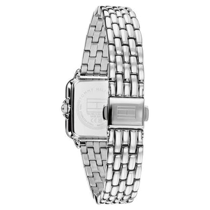 Tommy Hilfiger Quartz Analog White Dial Silver Stainless Steel Strap Watch For Women