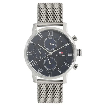 Tommy Hilfiger Quartz Multifunction Blue Dial Metal Strap Watch for Men
