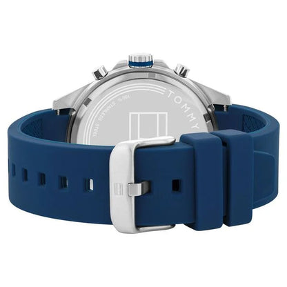 Tommy Hilfiger Blue Dial Silicone Strap Watch for Men ntth1791970