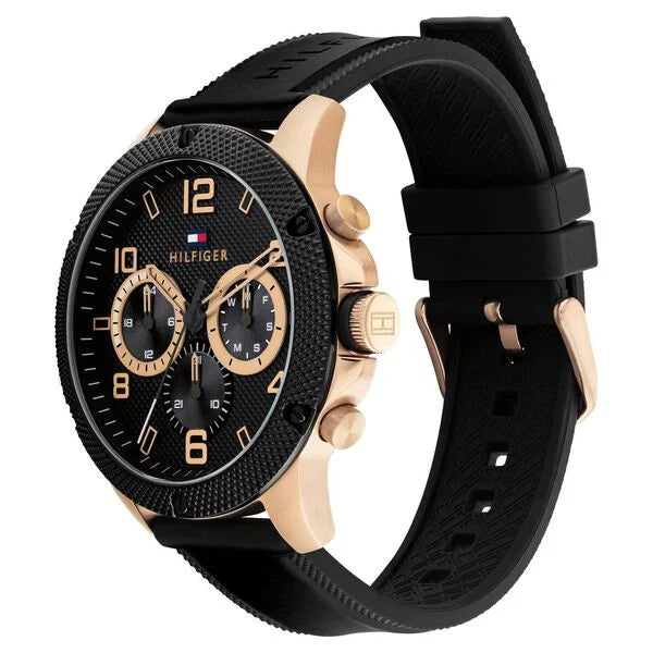 Tommy Hilfiger Black Dial Quartz Analog Watch for Men ntth1792028