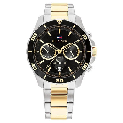 Tommy Hilfiger Quartz Multifunction Black Stainless Steel Strap for Men ntth1792095