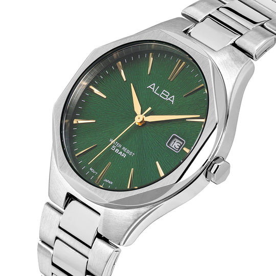 ALBA Prestige Green Men 40mm Watch Quartz AS9U55X1