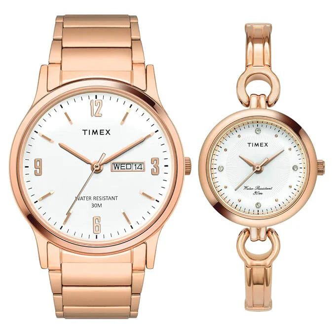 TIMEX Trendline Round 39mm White Dial Analog Watch  - For Men TW00PR263