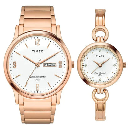 TIMEX Trendline Round 39mm White Dial Analog Watch  - For Men TW00PR263