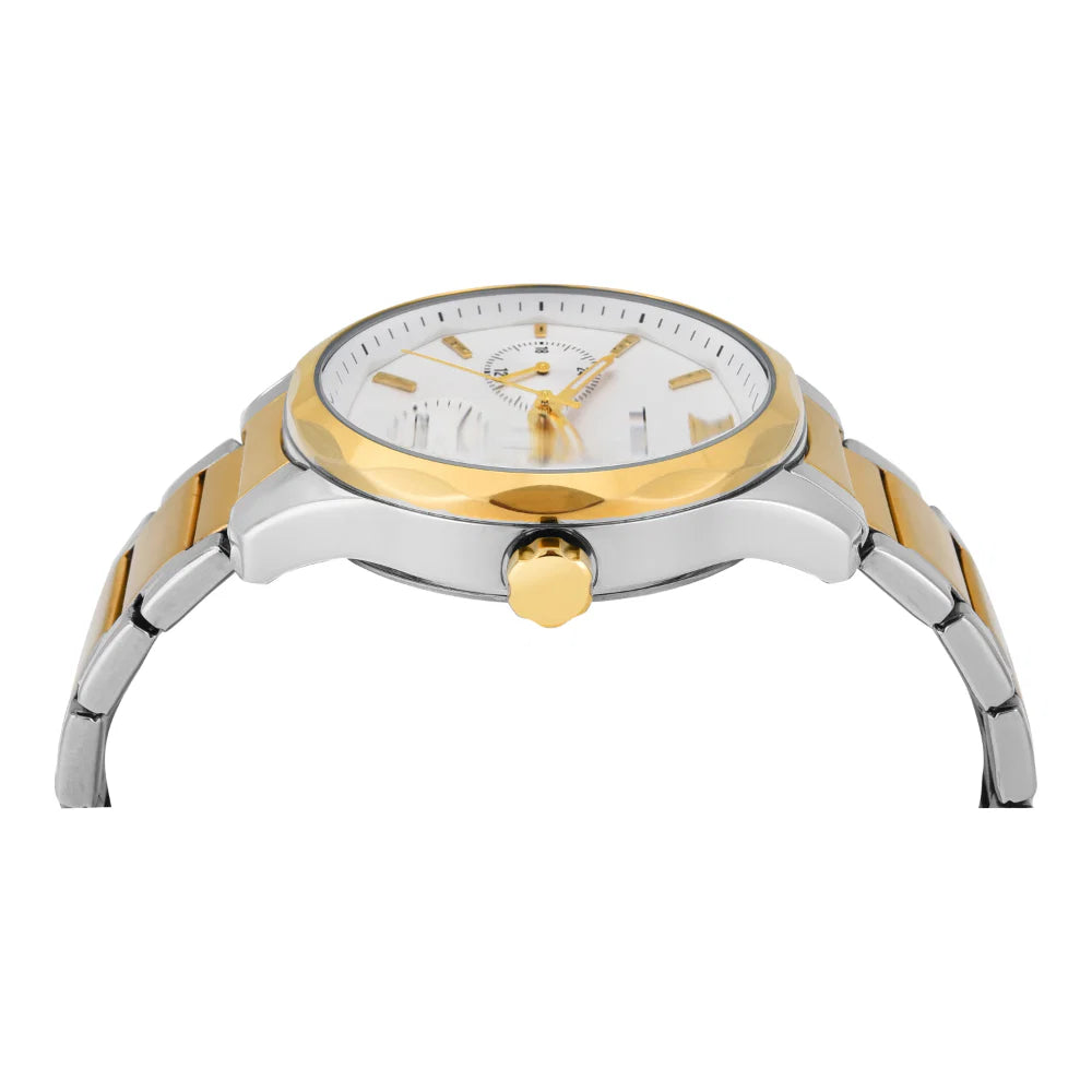 TIMEX Signio Round 44mm White Dial Analog Watch  - For Men TW0TG7624